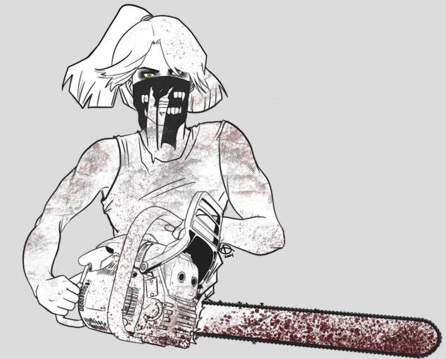 Bust up Lineart: $90